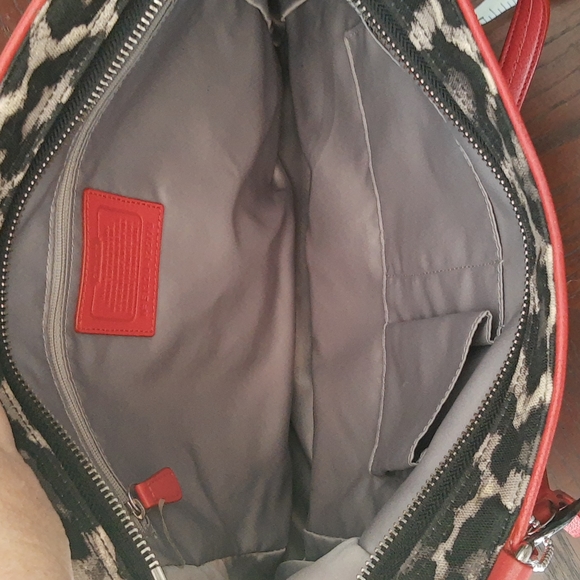 👀 HUGE LEOPARD COACH TOTE - Picture 13 of 13